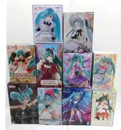 【初音ミク】フィギュア　ヴィンテージドール／クラシカルメイド／ガンダム他計１０点