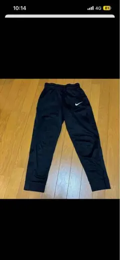 Nike Dri-FIT ブラックジャージパンツ Mサイズ