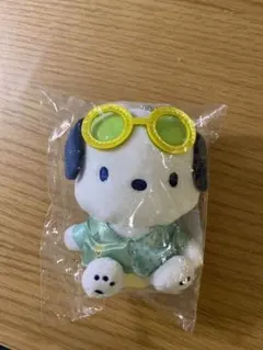 サンリオキャラクタズ　ナイトプール　ポチャッコ　ぬいぐるみチャーム賞