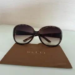 GUCCI ラウンド型ブラウンサングラス ケース付き GUCCI ラウンド型サングラス ケース付き - メルカリ
