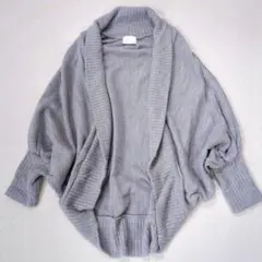 エムズエキサイト◇ドルマンスリーブニットカーディガン 上品 カジュアル M