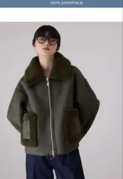 アダムエロペ・jakke VERA JACKET フェイクムートンジャケット - メルカリ
