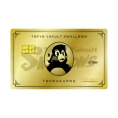 つば九郎　アクリルゴールドカード　東京ヤクルトスワローズ