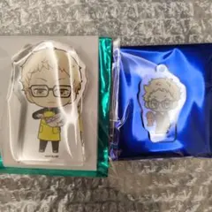 ハイキュー 月島蛍 アクリルブロック アクリルキーホルダー セット