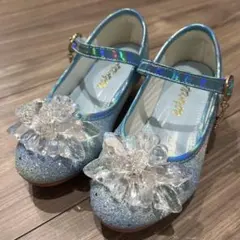 キッズ　ヒール　28（17.5㎝）　グリッター