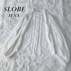 美品✨スローブイエナ プリーツ スリーブ ブラウス 生成 オフホワイト