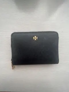 TORY BURCH トリーバーチ レザーコインケースコンパクトウォレット 黒
