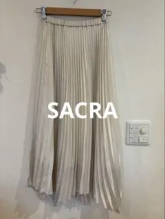Sacra プリーツスカート ホワイト 36のサムネイル