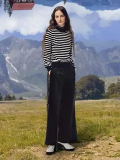 【新品未使用タグ付き】❦undercover×GU サテンリボンワイドパンツM❦