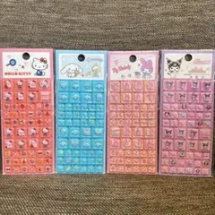 サンリオ　タイルシール　ブロックシール　ステッカー　4点セット