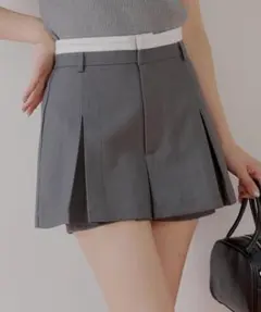 新品 Chico チコ ボックスプリーツレイヤードスカパンのサムネイル