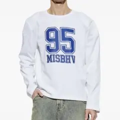 MISBHV モノグラム ロゴ 半袖 Tシャツ ベージュ Lサイズ ミスビヘイブ