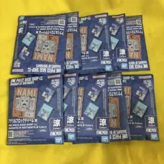 ワンピースベースショップ一番くじ　アクリルブロックチャーム7～9月未開封10個