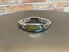 EMPORIO ARMANI ブレスレット チェーン カーボン調のサムネイル