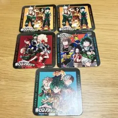 僕のヒーローアカデミア ヒロアカ展 コースター 緑谷出久 爆豪勝己 轟焦凍