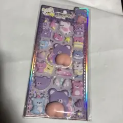 クマ　肉球かわいい　もちもち　ぷにぷに　お尻ぷっくりシール