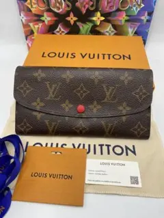 美品 ルイヴィトン モノグラム ポルトフォイユ エミリー長財布