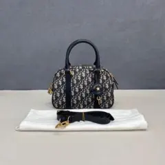 本物良品□ディオール□ トロッター ブラック ハンドトートバッグ 