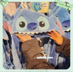 【☆正規品】スティッチ　耳が動くファンキャップ　上海ディズニー