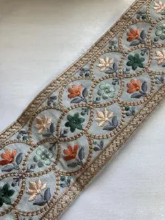 インド刺繍リボン 50cmカット SALE インドリボン 刺繍