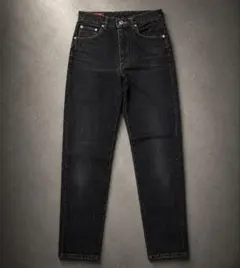 【EDWIN】US CLASSIC ブラックデニムパンツ ストレートのサムネイル