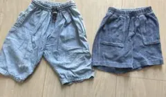 サイズ90 ハーフパンツ　2点セット　ユニクロ