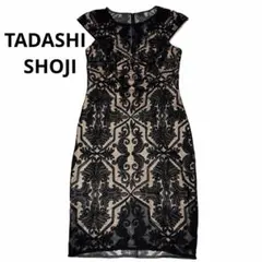 TADASHI SHOJI レース 刺繍 タイト ワンピース フレンチスリーブのサムネイル