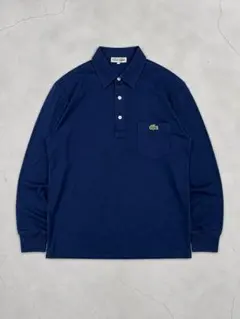 90s LACOSTE 長袖ポロシャツ y2k archive 短丈 ストリート
