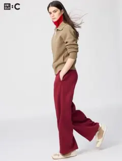 UNIQLO:C スウェットストレートパンツ