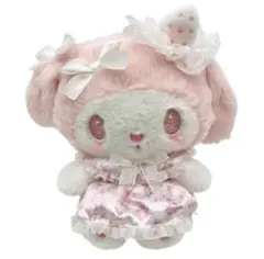 【正規品】ふわくた ぬいぐるみ　マイメロ　白いちごのティータイム