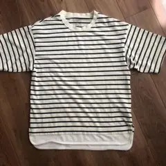 グローバルワーク 半袖レイヤードボーダーTシャツ サイズ160