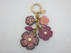 ☆COACH コーチ ティーローズ バッグチャーム キーホルダー