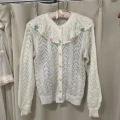 the Virgin Mary お花カーディガン