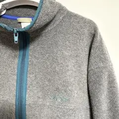 90s LLBEAN エルエルビーン フリースジャケット ロゴ刺繍