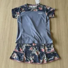 カネ様　レディーステニスウエア ゲームシャツスコートセットアップ　L