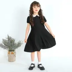 フォーマルワンピース　ブラック 120cm