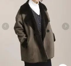 nanouniverse ナノユニバース　ムートン　アウター　コート