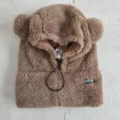 OUTDOOR PRODUCTS 耳付きフード ブラウン くまさん 52cm