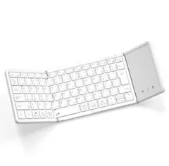 Omikamo 折りたたみ式 Bluetooth キーボード タッチパッド搭載