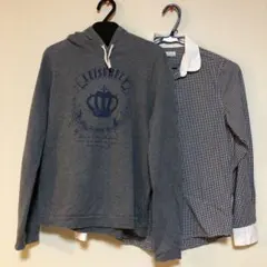 トレーナー＆シャツセット