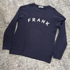 FRANK フランク　ネイビー ロゴスウェット XL beams購入のサムネイル