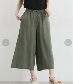 【値下】Honeys ガウチョパンツ カーキ