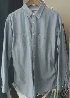 ノースフェイスパープルレーベル　タンガリーシャツ