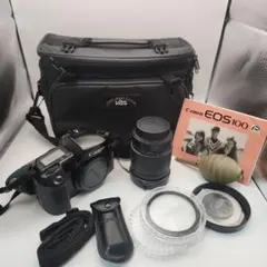美品 Canon EOS100 一眼レフフィルムカメラ タムロン25-200のサムネイル