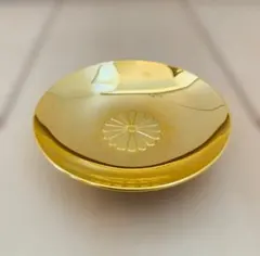 激レア】皇室 下賜品 宮中晩餐会 磁器製 菊の御紋 瑞鳥 金絵 酒器 天皇