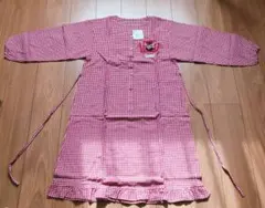 チェック柄エプロン