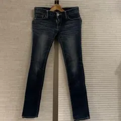 Black by mausy スキニーデニム ダークブルー