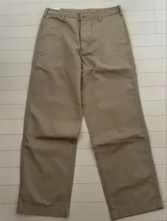ユニクロ　新品ワイドフットパンツ　チノ