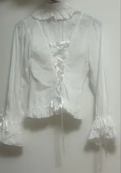 babythestarsshinebright ブラウス 編み上げ 長袖