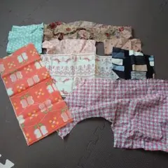 綿生地の布片セット 多色 花柄　ハギレ